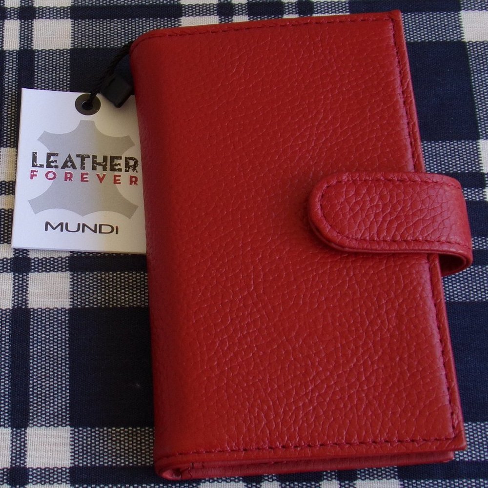 Mundi Genuine leather Double Card Case